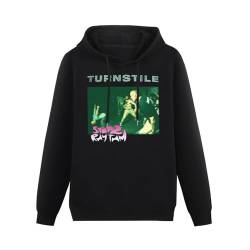 Eines Turnstile American Hardcore Punk Printed Black Pullover Hoodies Mens Unisex Sweatshirts 3XL von Eines