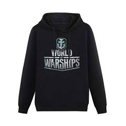 Eines World of Warships Printed Black Pullover Hoodies Mens Unisex Sweatshirts L von Eines