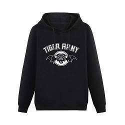 Tiger Army Band Printed Black Pullover Hoodies Mens Unisex Sweatshirts L von Eines