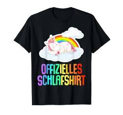 Offizielles Schlafshirt Einhorn T-Shirt von Einhorn Schlafshirt