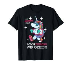 Einhorn Damen Mädchen TShirt Unicorn Nur Verrückte hier Fun T-Shirt von Einhorn