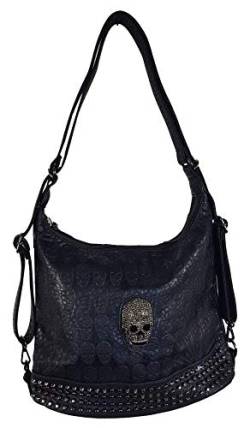 Einkaufszauber Rucksack Handtasche Skull Totenkopf 3D Cool von Einkaufszauber