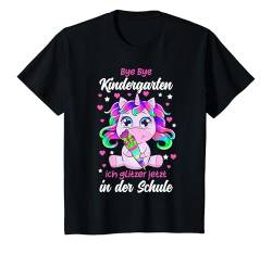 Kinder Lustiges Schulanfang Einhorn Einschulung Schulkind 2024 T-Shirt von Einschulung 2024 Schulkind Geschenk von Lifua