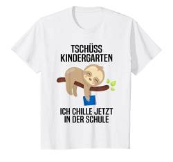 Kinder 1. Klasse Schulanfänger Faultier Einschulung Spruch Kinder T-Shirt von Einschulung Bekleidung Schulkinder Jungen Mädchen