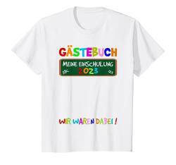 Kinder Gästebuch Einschulung 2023 für Schulkinder zum Schulanfang. T-Shirt von Einschulung Gästebuch zum Schulanfang 2023 Designs