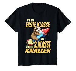 Kinder Bye Bye erste Klasse - die 2. Klasse wird der Knaller T-Shirt von Einschulung Geschenke für Schulanfänger