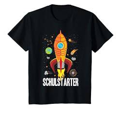 Kinder Schulstarter Lustiges Rakete Einschulung Schulanfang Junge T-Shirt von Einschulung Junge Schulanfang Schulkind Sprüche
