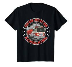 Kinder Einschulung Jungen Feuerwehr Schulkind 2023 T-Shirt von Einschulung Schultüte Jungen Feuerwehr Schulkind