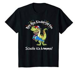 Kinder Dinosaurier Einschulung Junge Shirt Schulkind Schulanfang T-Shirt von Einschulung T-Shirts Jungen & Mädchen by KaMi