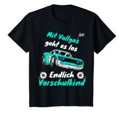 Kinder Auto Vorschulkind 2024 Junge Einschulung Vorschule T-Shirt von Einschulung Vorschule Jungen T-Shirts Vorschulkind