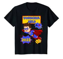 Kinder Superheld Vorschulkind 2023 Junge Einschulung Vorschule T-Shirt von Einschulung Vorschule Jungen T-Shirts Vorschulkind