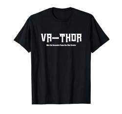 Va-Thor - Lustiges Papa Vatertag Viking Herren Männer T-Shirt von Einzigartige Motive & Geschenke Für Mama & Papa
