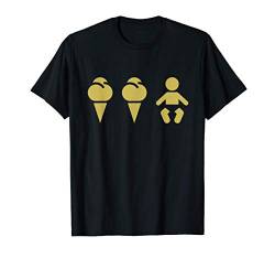 Eis Eis Baby lustiges Mama Papa 90er Motiv T-Shirt von Eis Eis Baby lustiges Mama Papa Motiv BATEDI