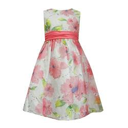 Eisend - Festliches Kleid Mädchen gemustert, pink, Größe 146 von Eisend