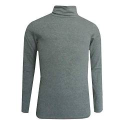 Eisend - Jungen Rolli Langarmshirt mit Rollkragen, grau – 783120-80j, Größe 116 von Eisend