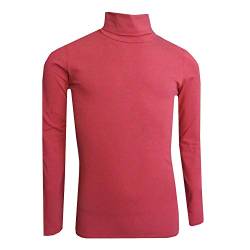 Eisend - Mädchen Rolli Langarmshirt mit Rollkragen, rot – 783120-54m, Größe 116 von Eisend