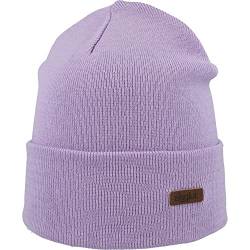 Eisglut Unisex Tonio Cotton Beanie-Mütze, Flieder, M 57-58cm von Eisglut