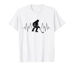 Eishockey Hockey Spieler Herzschlag T-Shirt von Eishockey Geschenk Hockey Tshirt