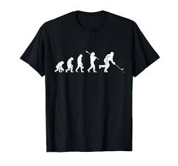 Eishockey Spieler Evolution T-Shirt von Eishockey Geschenk Hockey Tshirt