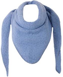 Eitex Damen XXL Schal 3 Eck Tuch flauschig Warm Stola Poncho Herbst Winter Schal (jeansblau) von Eitex