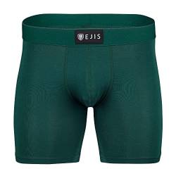 Ejis Schweißabwehr-Boxershorts | Komfortbeutel | Schweißfestes Micro Modal (L, Grün) von Ejis