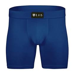 Ejis Schweißabwehr-Boxershorts | Komforttasche | Schweißsichere Mikro-Modalfaser (M, Navy) von Ejis