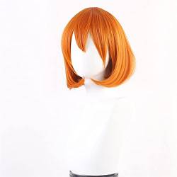 Anime Cosplay Perücke for Damen, orange, kurzes Haar, niedliche Bob-Perücke Modedekoration von EkeNoz