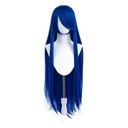 Cosplay-Perücken mit Pony 100 cm lange, gerade, mehrfarbige Damenperücke Modedekoration (Color : 24, Size : 100cm) von EkeNoz