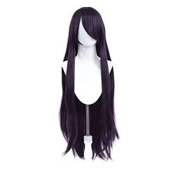 Cosplay-Perücken mit Pony 100 cm lange, gerade, mehrfarbige Damenperücke Modedekoration (Color : 30, Size : 100cm) von EkeNoz