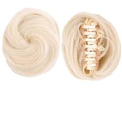 Damenmode-Perücke, Hochtemperatur-Seidenmaterial, weiblicher Pillenkopf, Kratzclip, glatter Haarring Modedekoration (Color : 12, Size : 1) von EkeNoz