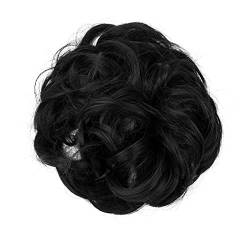 Damenperücke Haarring Pillenhaarperücke elastische Haarpackung 6 Zoll Knospenkopf Blume Haarpackung lockiges Haar Haar Haarknoten Modedekoration (Color : 15, Size : 6 inch) von EkeNoz