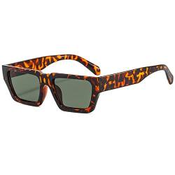 EkeNoz Quadratische Sonnenbrille for Männer und Frauen, Strandurlaub, Pendler, Sport, Einkaufen, Sonnenbrille, Geschenk (Color : 5, Size : 1) von EkeNoz