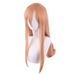 Orange Perücke 95 cm No Trim Anime Perücke Damen Langhaar Modedekoration von EkeNoz