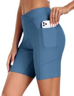 Ekouaer Damen Badeshorts Badehose mit Kurzliner Schnelltrockner M von Ekouaer