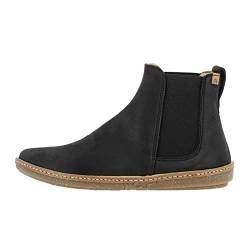 El Naturalista Damen Chelsea Boots Coral, Frauen Stiefeletten,Wechselfußbett,halbstiefel,Kurzstiefel,uebergangsschuhe,Black,37 EU / 4 UK von El Naturalista