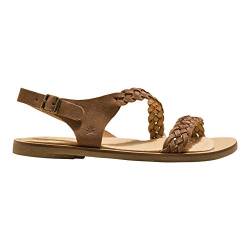 El Naturalista Damen Riemchensandalen Tulip, Frauen Sandalen,Sandaletten,Sommerschuhe,Sommersandalen,bequem,flach,Lady,Braun (Wood),39 EU / 6 UK von El Naturalista