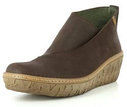 El Naturalista N5131 Myth Yggdrasil Komfortabler Damen Chelsea Boot, Stiefelette, Schlupfstiefel, perfekte Passform durch Gummizug, Keilabsatz, Wedge Absatz Braun (Brown), EU 37 von El Naturalista