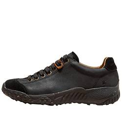 El Naturalista Unisex - Erwachsene Low-Top Sneaker GORBEA, Damen,Herren Halbschuhe,Wechselfußbett,Freizeitschuhe,schnürer,Black,40 EU / 6.5 UK von El Naturalista