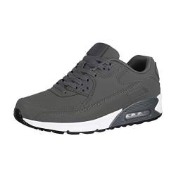 Elara Damen Herren Sneaker Sport Laufschuhe Turnschuhe Chunkyrayan Y9801 Grey-41 von Elara