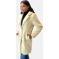 Elara Lederimitatmantel Elara Damen Langer Langer Trenchcoat (1-tlg) von Elara