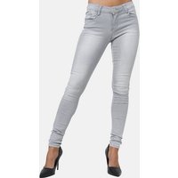 Elara Slim-fit-Jeans Elara Damen Stretch Hose Push Up Jeans (1-tlg) von Elara