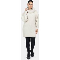 Elara Strickkleid Elara Damen Rollkragen Strickkleid mit Gürtel (2-tlg) von Elara