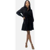 Elara Strickkleid Elara Damen Rüschenkleid (1-tlg) von Elara