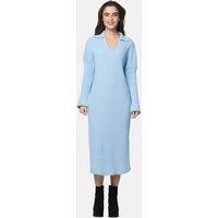 Elara Strickkleid Elara Damen Strickkleid Kragen (1-tlg) von Elara