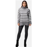 Elara Strickpullover Elara Damen Strickpullover Gestreift (1-tlg) von Elara