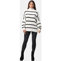 Elara Strickpullover Elara Damen Strickpullover Gestreift (1-tlg) von Elara