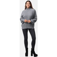 Elara Strickpullover Elara Damen Strickpullover Hoherkragen (1-tlg) von Elara