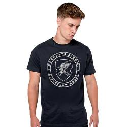 Elbenwald Hogwarts Alumni T-Shirt mit Ravenclaw Motiv für Harry Potter Fans Herren Damen Unisex Baumwolle blau - XXL von Elbenwald