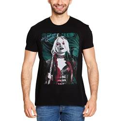 Elbenwald Suicide Squad T-Shirt Harley Quinn Motiv DC Comics Damen Herren Baumwolle schwarz - XL von Elbenwald