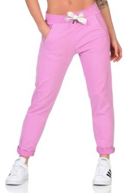 Elbsand Damen 7/8 Jogginghose ESBrinja knöchellange Sweathose 70115 00 Pink Mauve (548) M von Elbsand